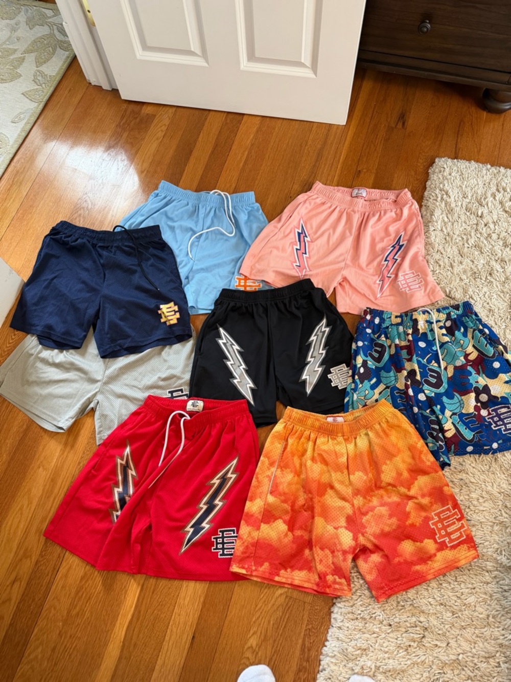 Eric Emanuel Shorts Lot (8) Size Medium